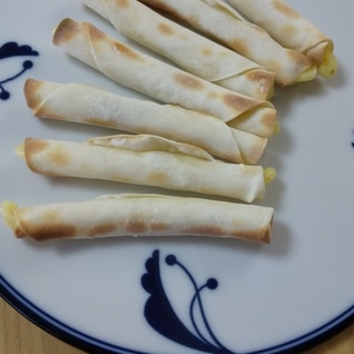 トースターで焼く☆くるくる餃子の皮deもう一品